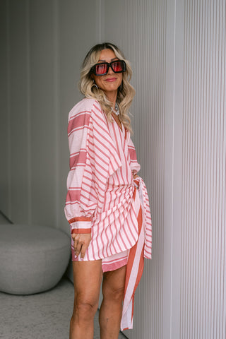Linke Dress Pink