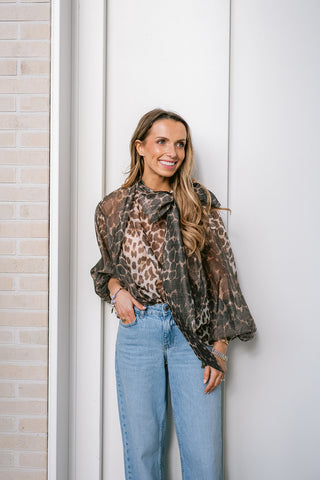 Lonny Blouse Leopard