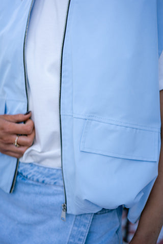 Lorina Gilet Light Blue