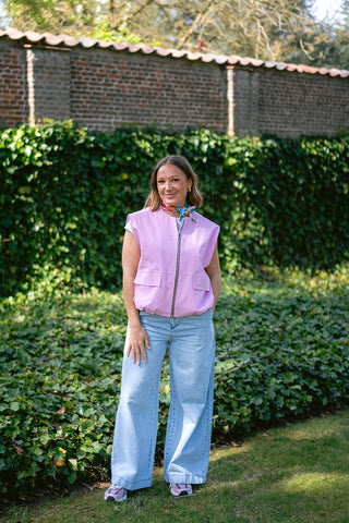 Lorina Gilet Pink