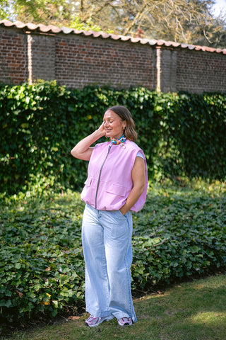 Lorina Gilet Pink