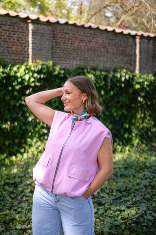 Lorina Gilet Pink
