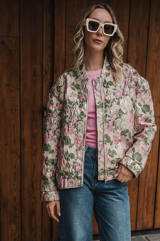 Louisa Bomber Pink