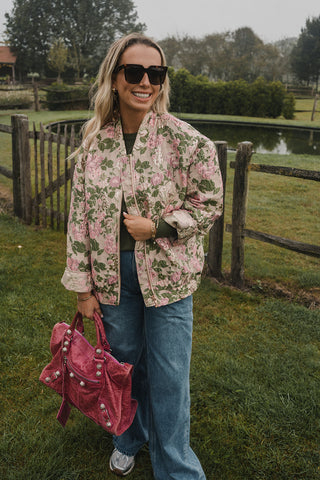 Louisa Bomber Pink