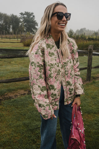 Louisa Bomber Pink