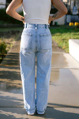 Luma Denim Trousers Blue