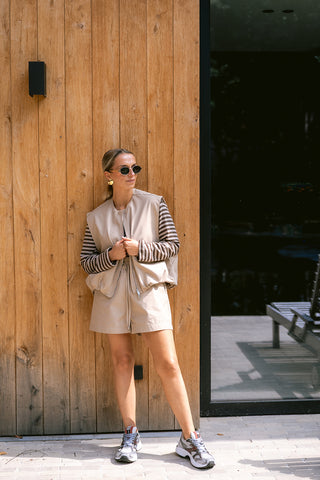 Lumi Gilet Beige
