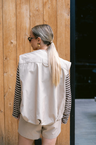 Lumi Gilet Beige
