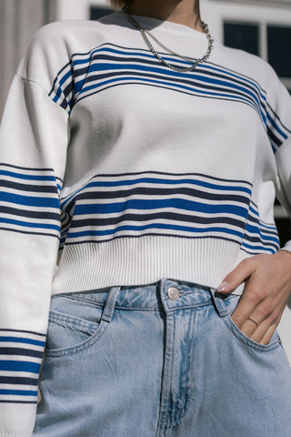 Lunoré Knit Blue
