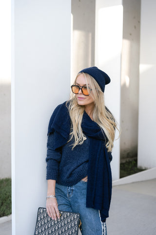 Lyra Beanie Navy