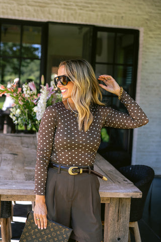 Lyros Longe Sleeve Brown