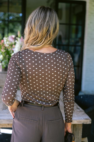 Lyros Longe Sleeve Brown
