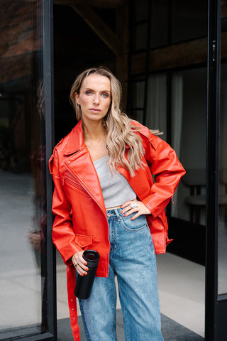 Mabel Jacket Red