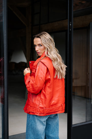 Mabel Jacket Red
