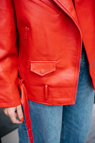 Mabel Jacket Red