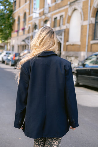 Maci Oversized Blazer Navy