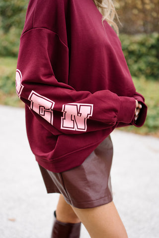 Madeline Skort Burgundy
