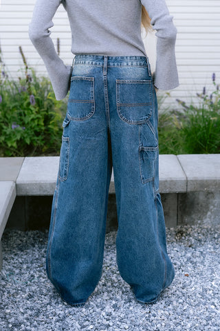 Maéline Baggy Jeans Blue