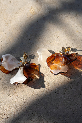 Magnoli Earrings Brown