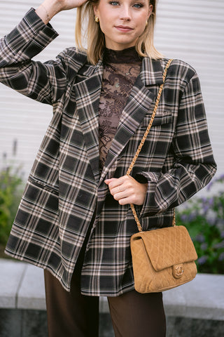 Mahogany Blazer Brown