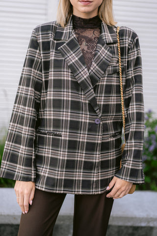 Mahogany Blazer Brown