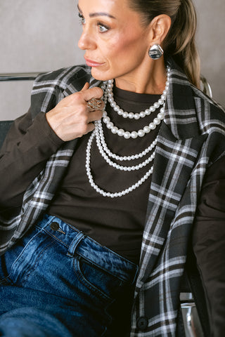 Maite Sleeveles Blazer Brown