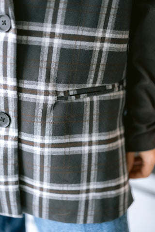 Maite Sleeveles Blazer Brown