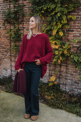 Maria Knit Bordeaux