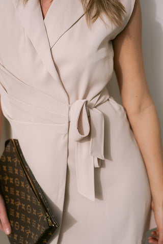 Mairialisse Dress Beige
