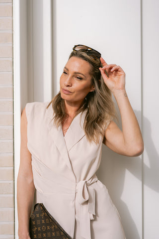 Mairialisse Dress Beige