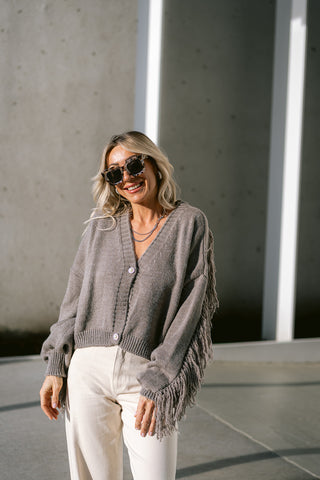 Mariette Cardigan Taupe