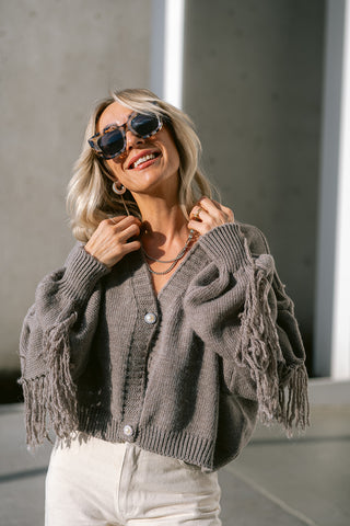 Mariette Cardigan Taupe