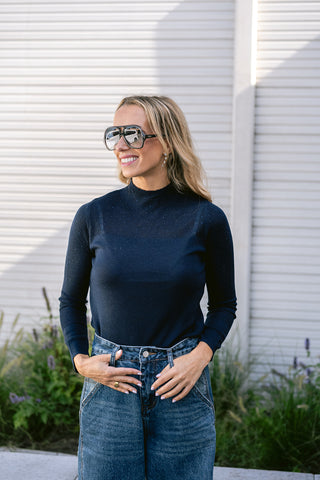 Matheus Knit Navy Blue
