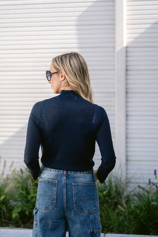 Matheus Knit Navy Blue
