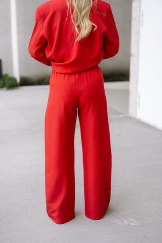Maurice Suit Red