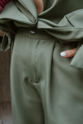 Maurice Suit Khaki Green