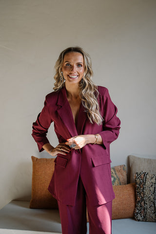 Maurice Suit Burgundy