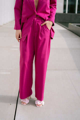 Maurice Suit Fuchsia