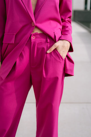 Maurice Suit Fuchsia