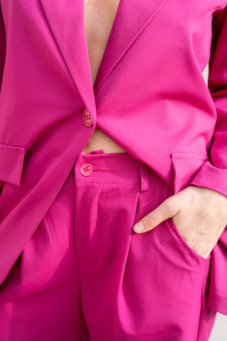 Maurice Suit Fuchsia