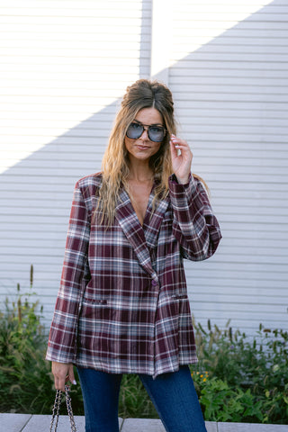 Mauricius Blazer Burgundy
