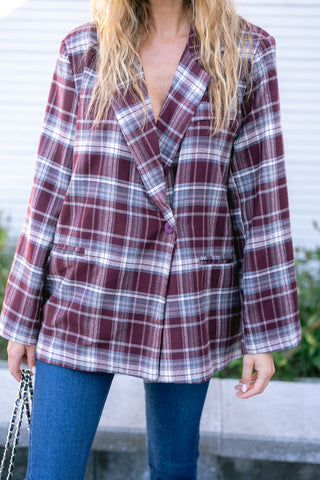 Mauricius Blazer Burgundy