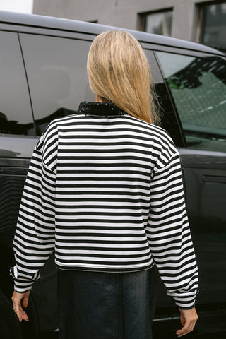 Mea Sweater Black/White