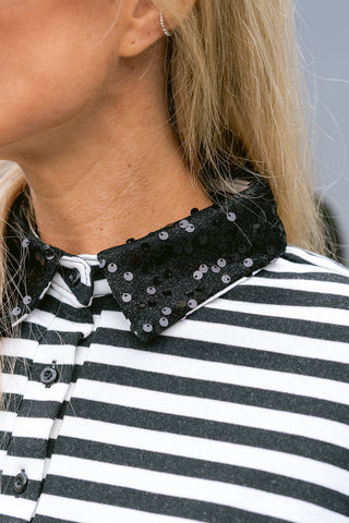 Mea Sweater Black/White