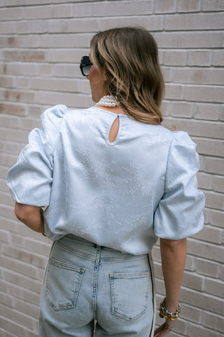 Melani Top Light Blue