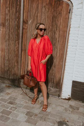 Melle Dress Red