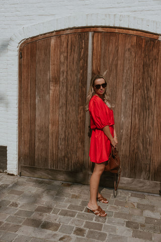 Melle Dress Red