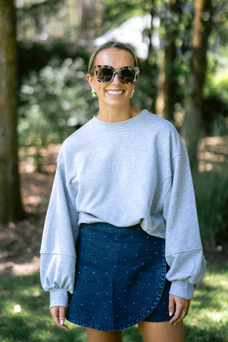 Mercedes Sweater Grey