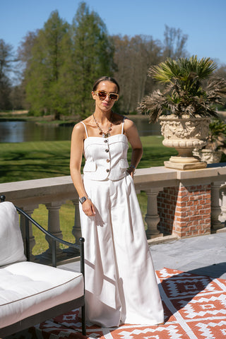 Milka Co-ord White