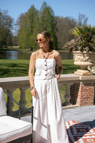 Milka Co-ord White